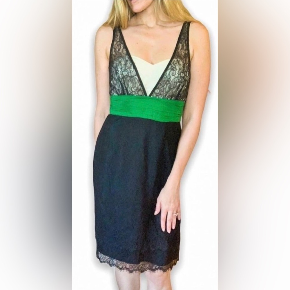 Moulinette Soeurs Lace Evening Anthropologie Dress SZ 4